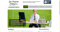 Desktop Screenshot of onprairiesoftware.com