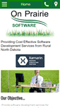 Mobile Screenshot of onprairiesoftware.com